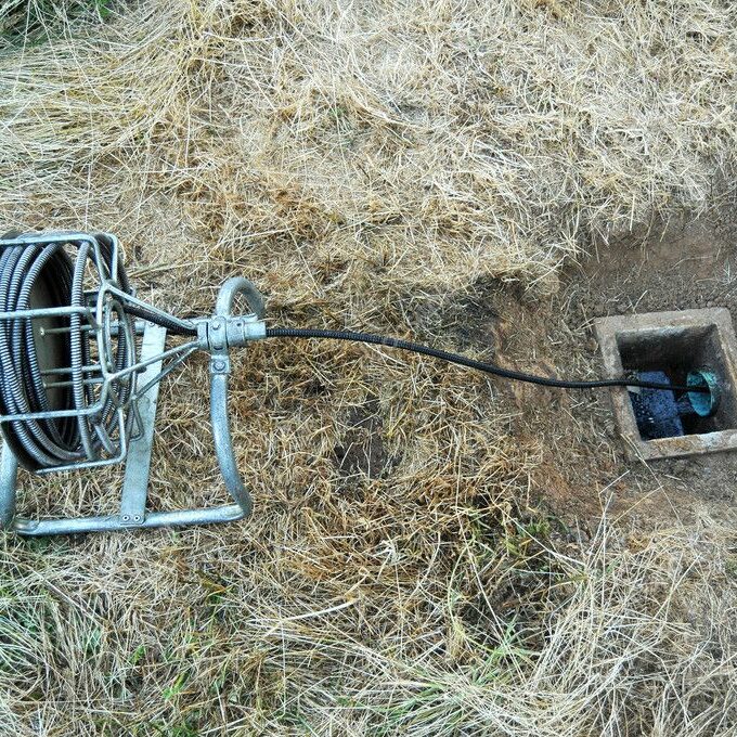 camera going into sewer line
